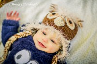 Čepice sovička - MATERIÁL NA VÝROBU